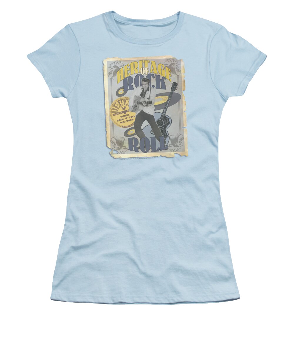Sun Record Company Women's T-Shirt featuring the digital art Sun - Heritage Of Rock Poster by Brand A