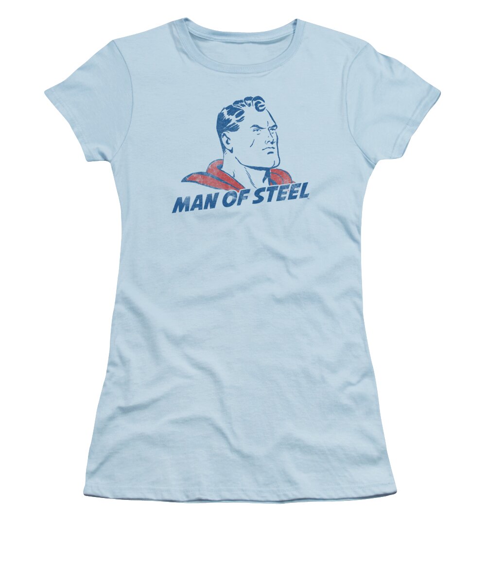Superman Women's T-Shirt featuring the digital art Superman - The Man by Brand A