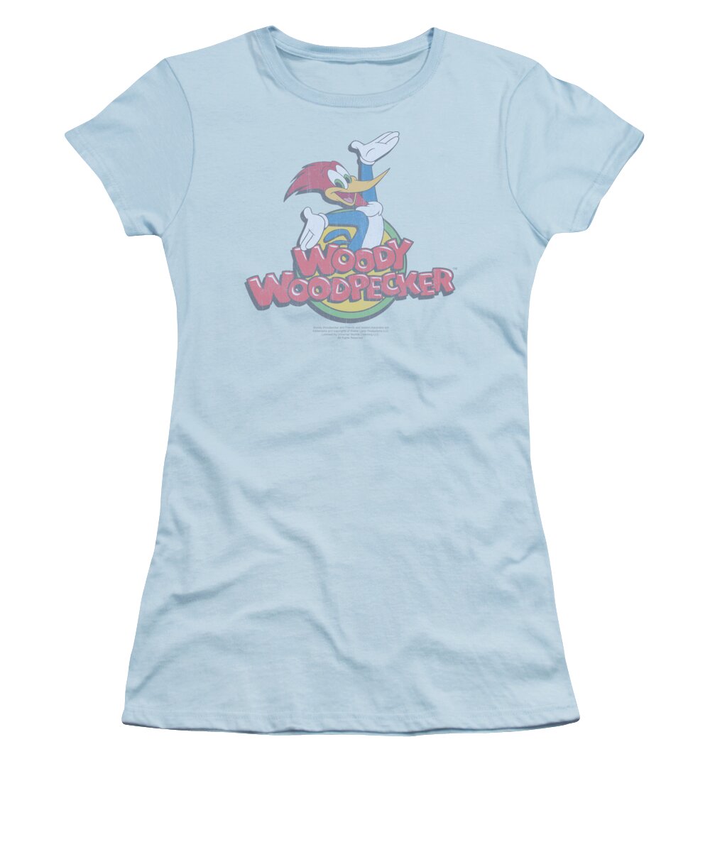 Woody The Woodpecker Women's T-Shirt featuring the digital art Woody Woodpecker - Retro Fade by Brand A