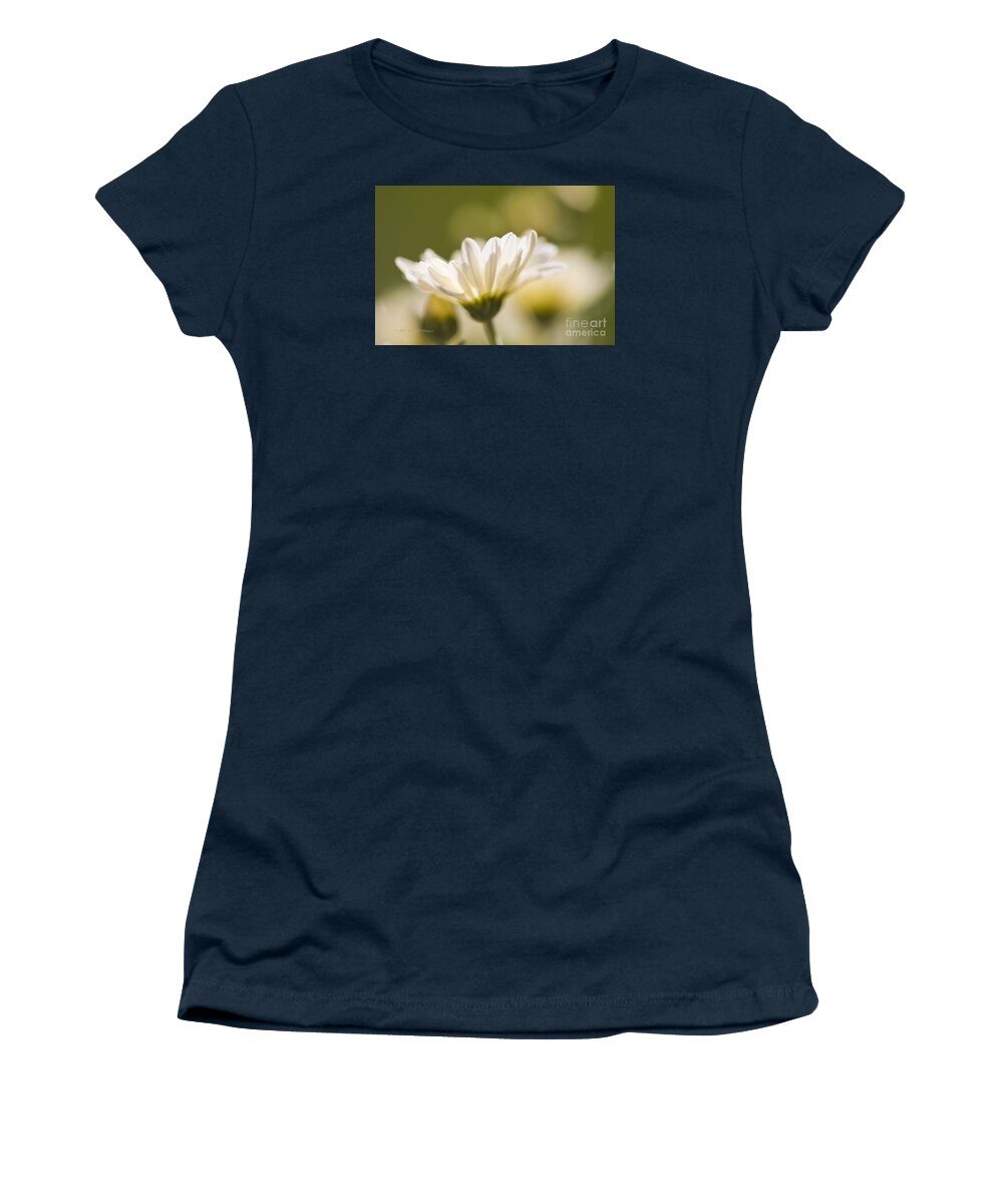 Chrysanthemum Women's T-Shirt featuring the photograph Chrysanthemum Flowers #2 by Richard J Thompson 