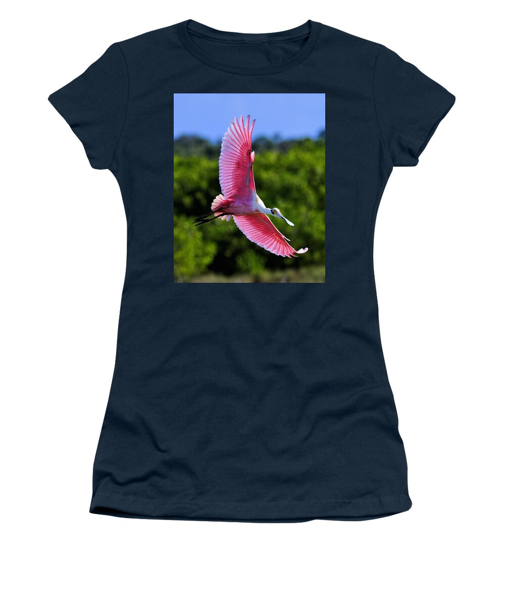 Dodsworth Women's T-Shirt featuring the photograph Into the morning light #1 by Bill Dodsworth
