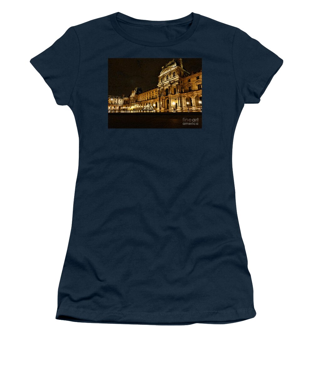 Europe Women's T-Shirt featuring the photograph Louvre Museum #2 by Crystal Nederman