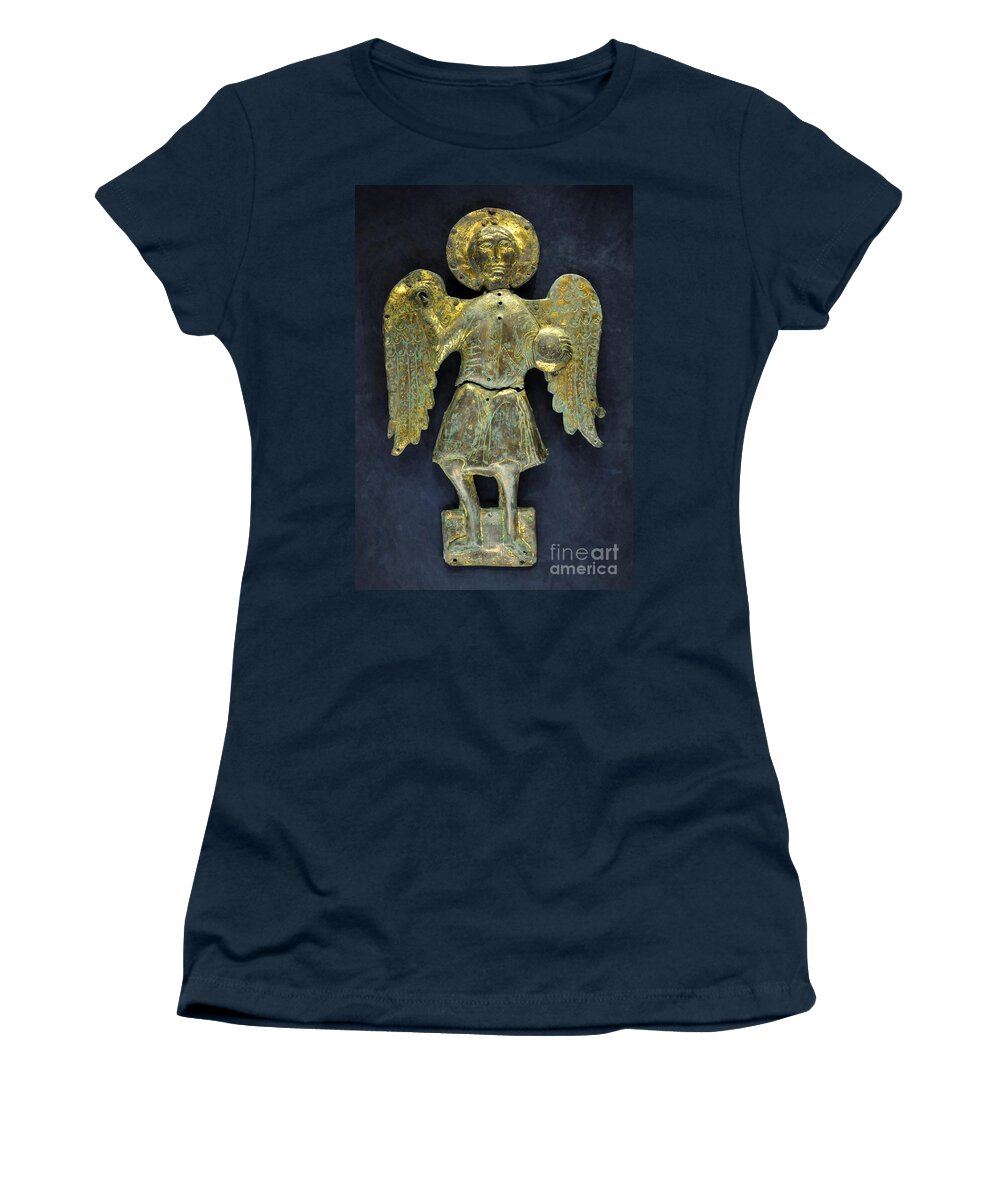 Michael Women's T-Shirt featuring the photograph Saint Michael the Archangel by Matteo TOTARO