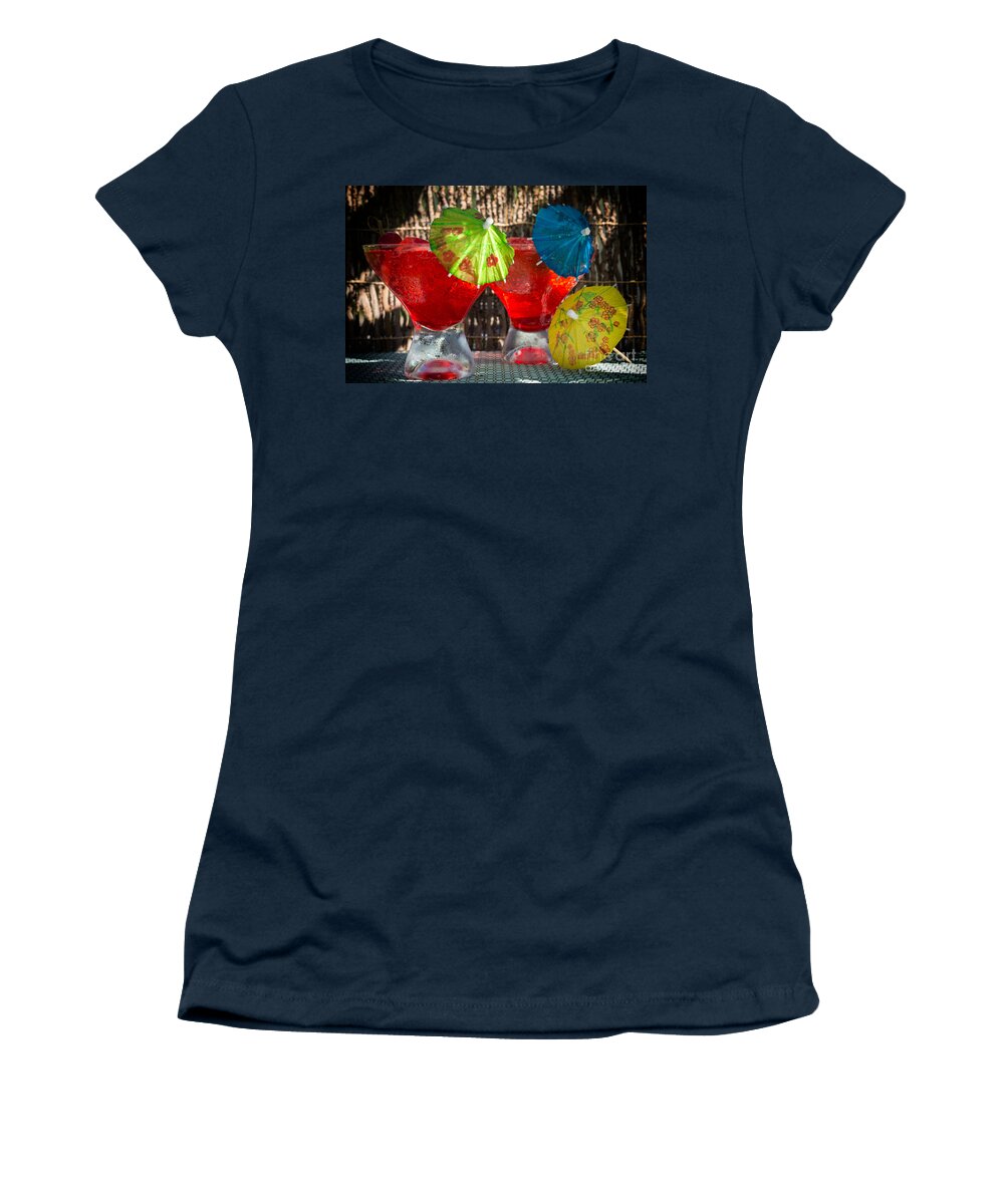 Iris Holzer Richardson Women's T-Shirt featuring the photograph Shirley Temple Cocktail #1 by Iris Richardson