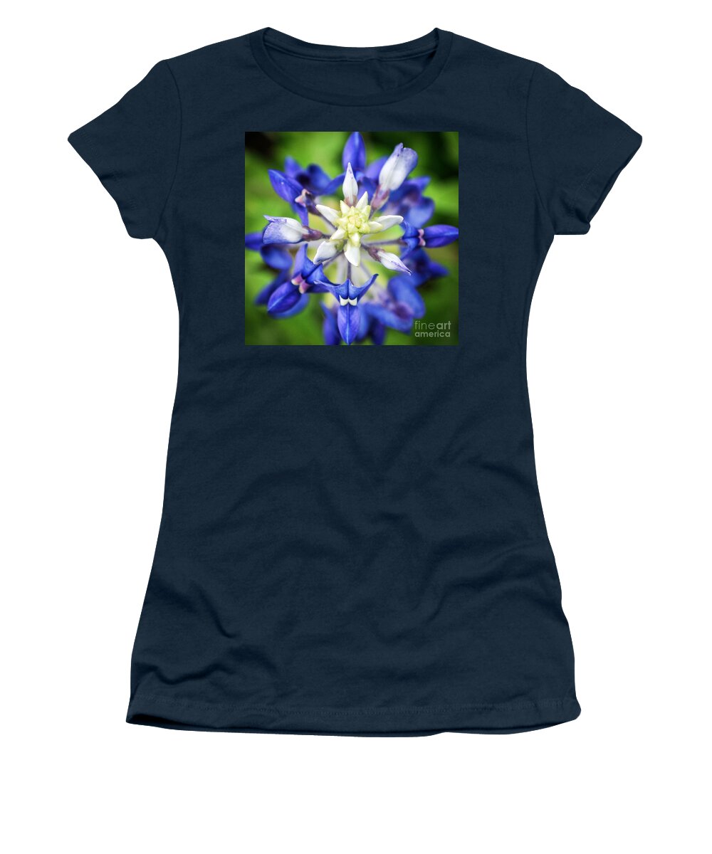 Bluebonnet Women's T-Shirt featuring the photograph Texas Bluebonnet #1 by Cheryl McClure