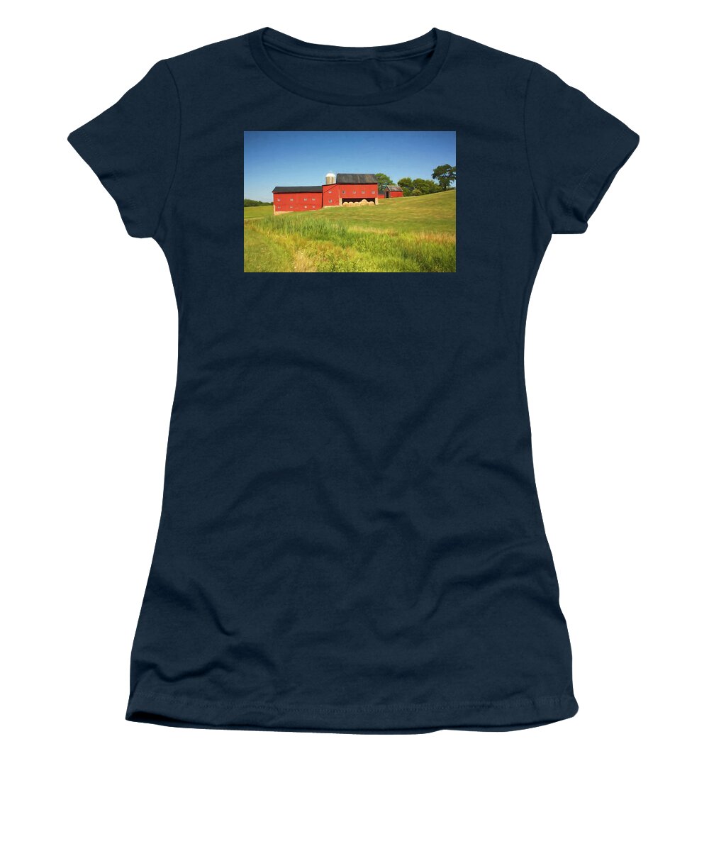 Farm Women's T-Shirt featuring the photograph Country Living in Virginia by Kim Hojnacki