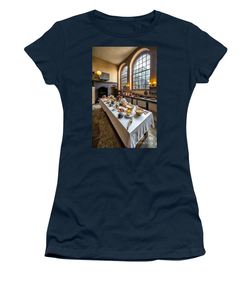 British Women's T-Shirt featuring the photograph Victorian kitchen #3 by Adrian Evans