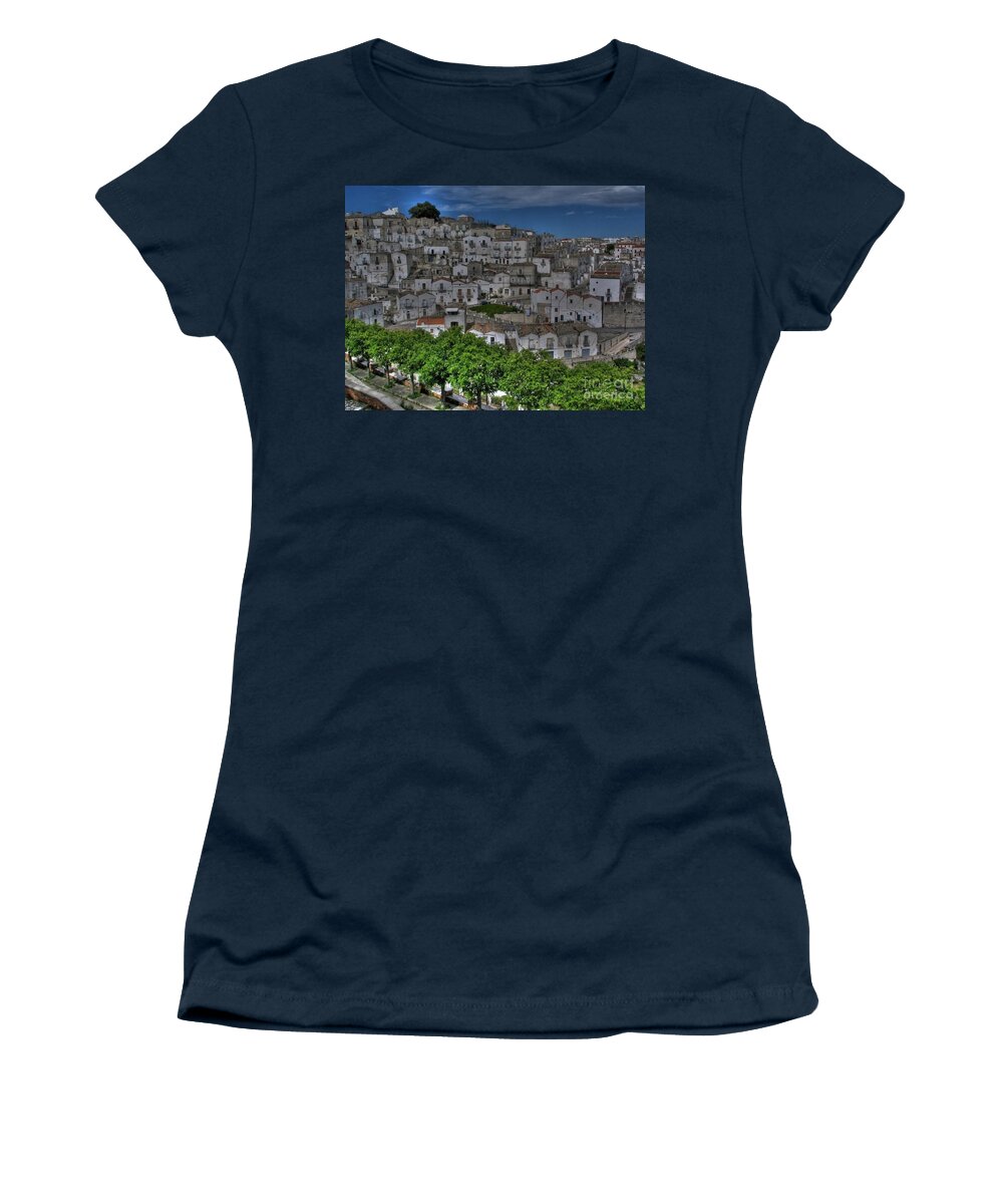 Lombards Women's T-Shirt featuring the photograph Monte S. Angelo by Matteo TOTARO