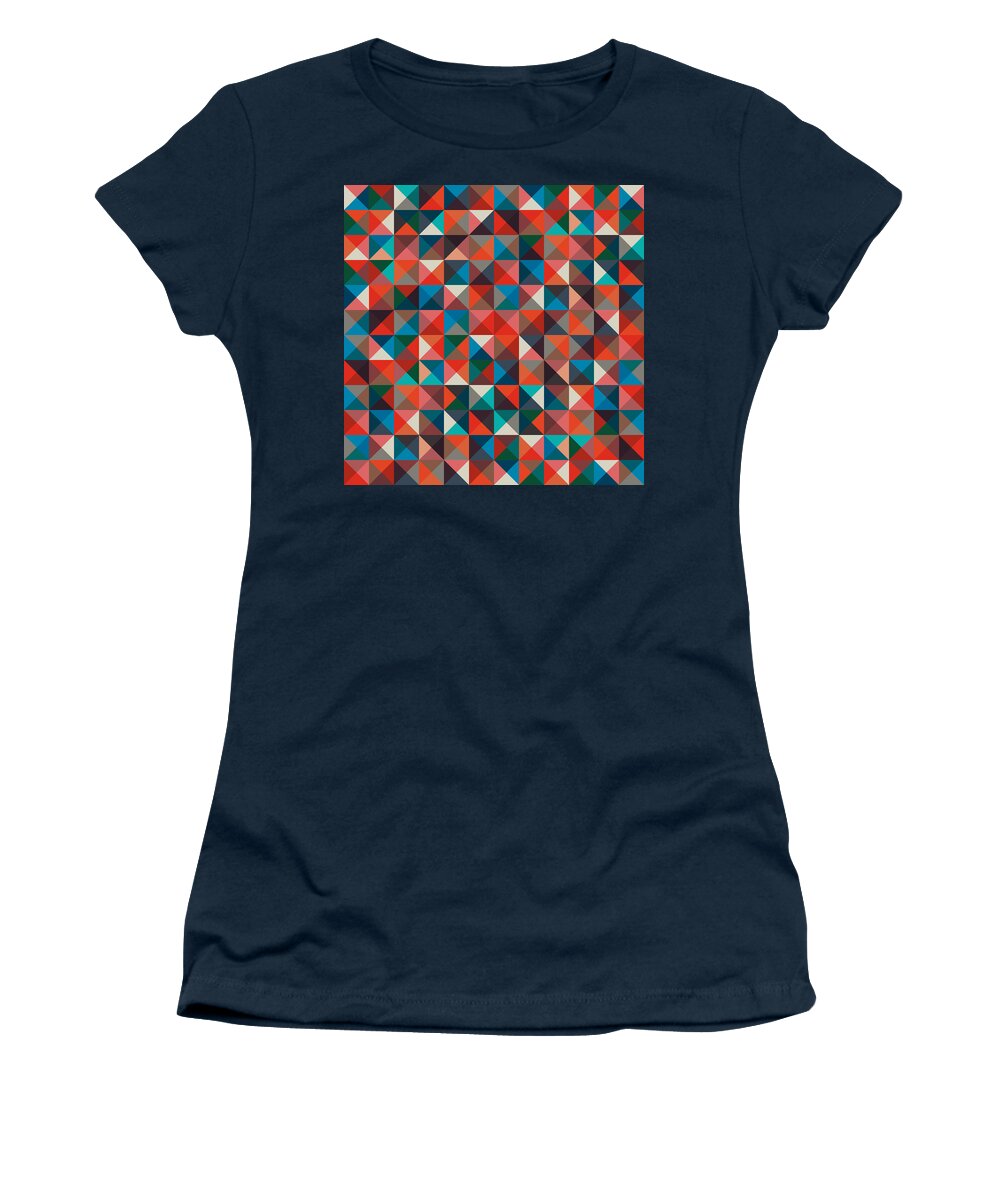 Wallpaper Women's T-Shirt featuring the digital art Pixel Art #106 by Mike Taylor