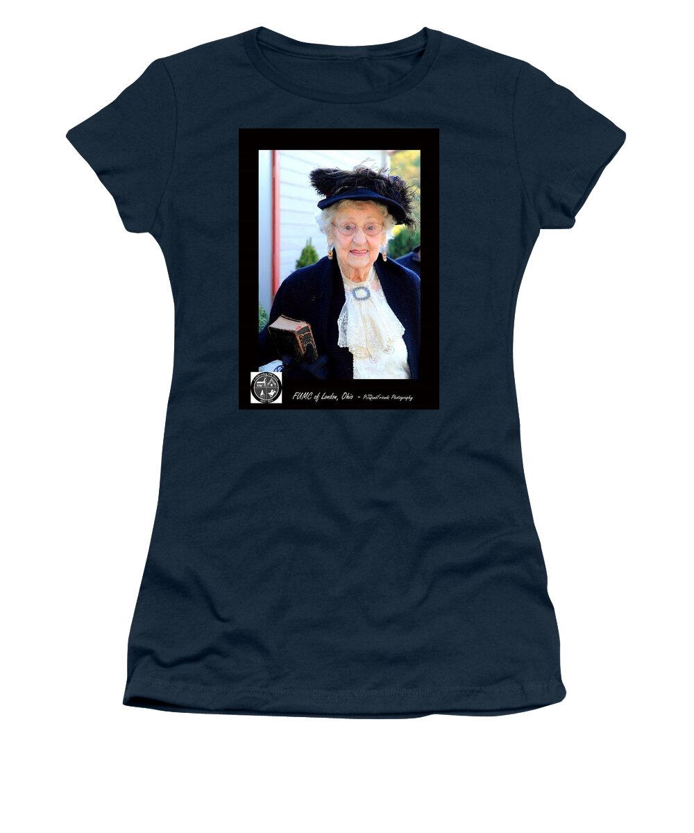 First United Methodist Church Of London Women's T-Shirt featuring the photograph Circuit Rider Bicentennial #13 by PJQandFriends Photography