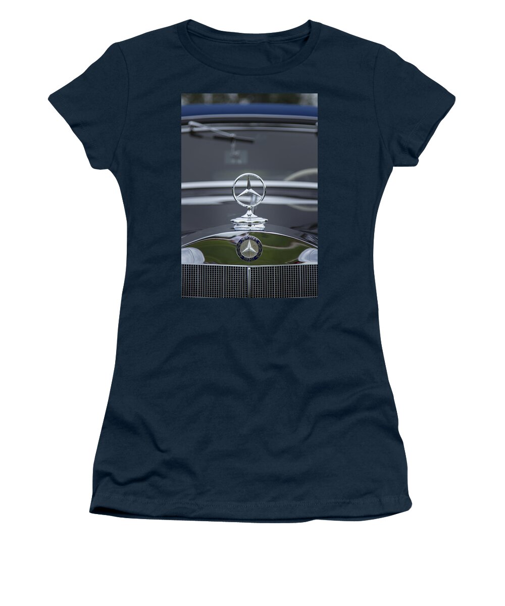 1937 Women's T-Shirt featuring the photograph 1937 Mercedes Benz by Jack R Perry