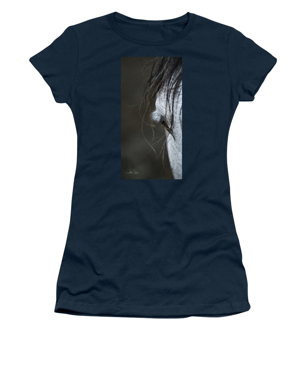 Flatlandsfoto Women's T-Shirt featuring the photograph Gracie by Joan Davis