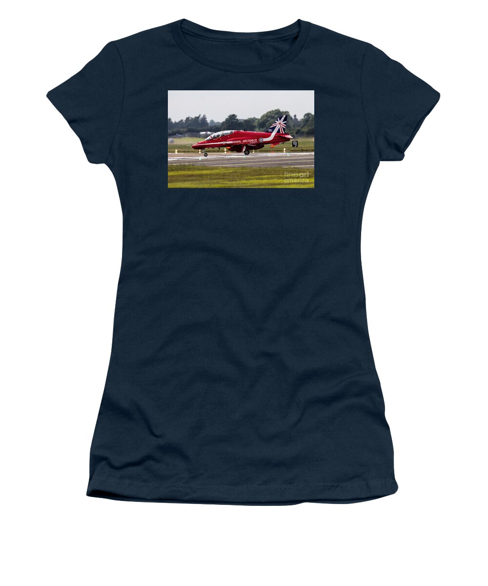 Red Arrows Women's T-Shirt featuring the photograph Red Arrow #2 by Airpower Art