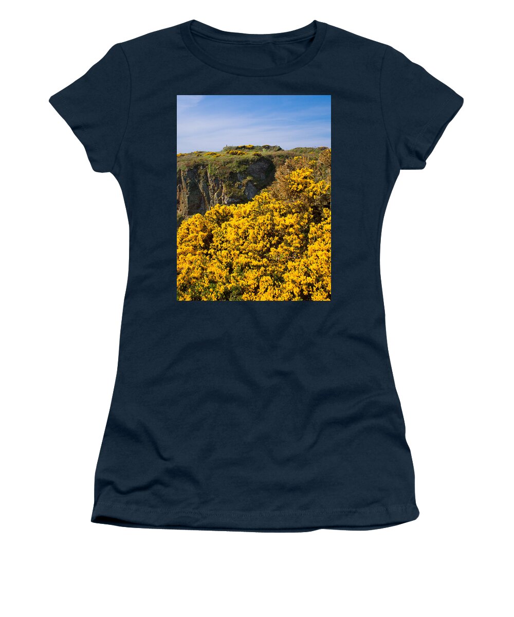 Birth Place Women's T-Shirt featuring the photograph St Non's Bay West Wales #2 by Mark Llewellyn