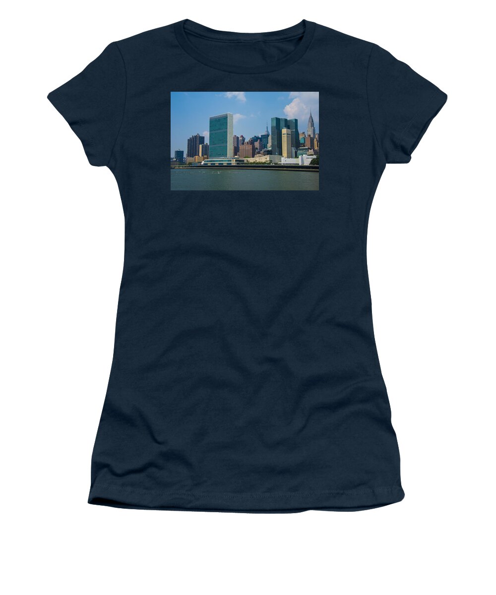 Fdr Women's T-Shirt featuring the photograph United Nations #1 by Theodore Jones