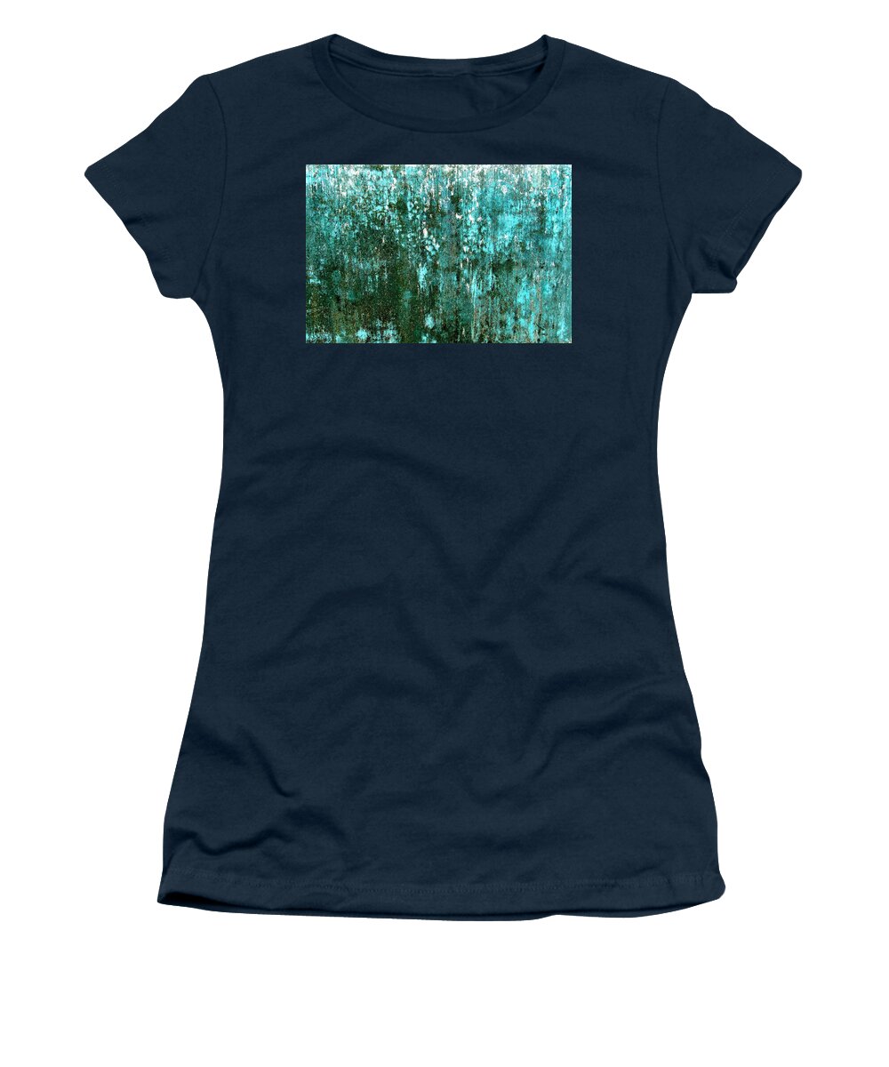 Texture Women's T-Shirt featuring the digital art Wall Abstract 8 by Maria Huntley