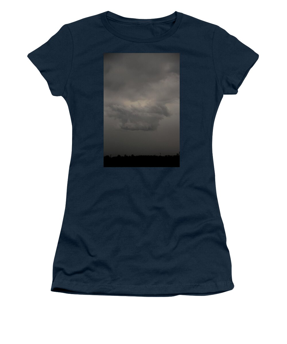 Stormscape Women's T-Shirt featuring the photograph Let the Storm Season Begin #11 by NebraskaSC