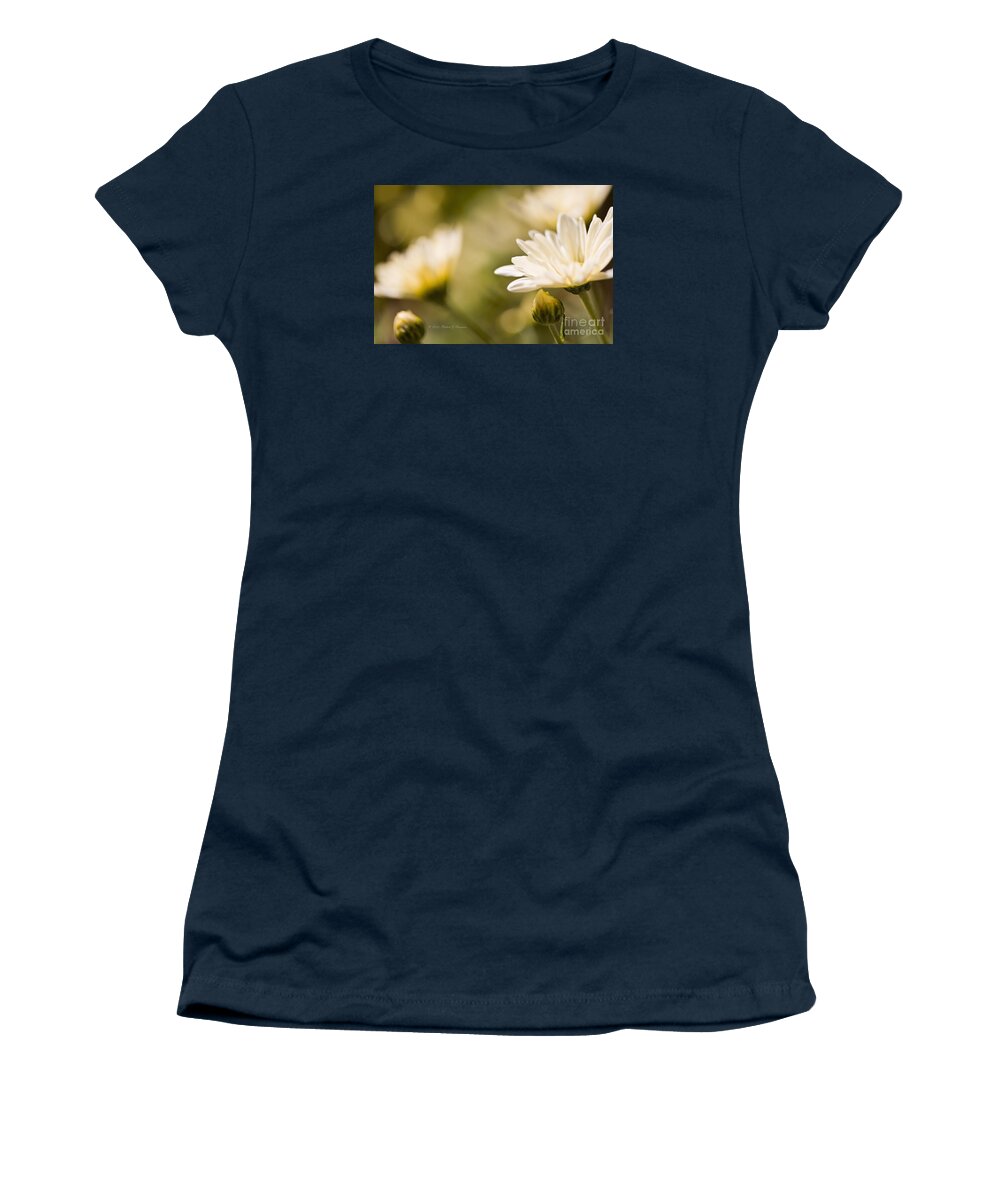 Chrysanthemum Women's T-Shirt featuring the photograph Chrysanthemum Flowers #4 by Richard J Thompson 