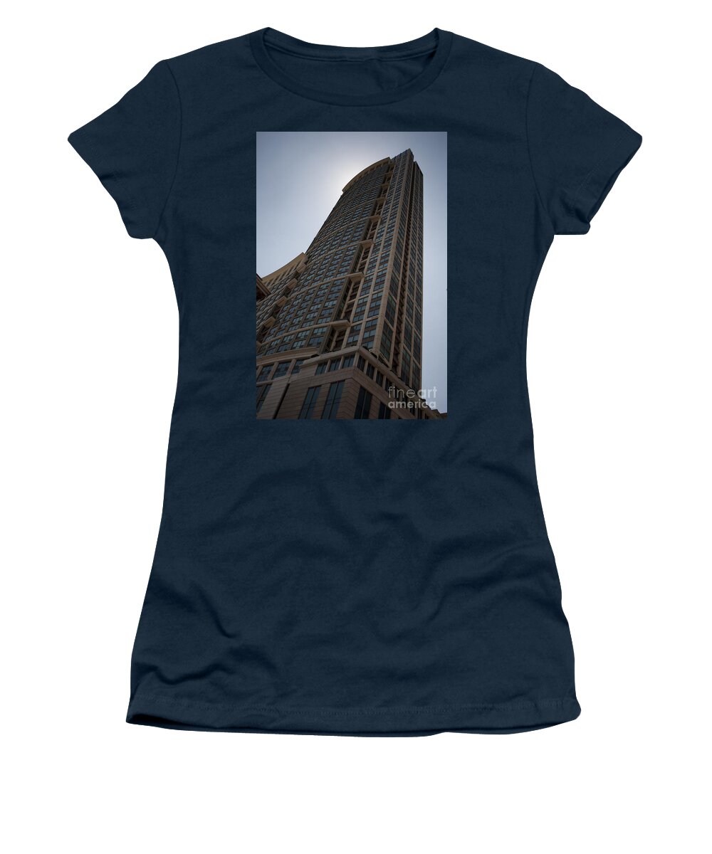 Modern High Rise Apartment Women's T-Shirt featuring the photograph City Architecture #3 by Miguel Winterpacht