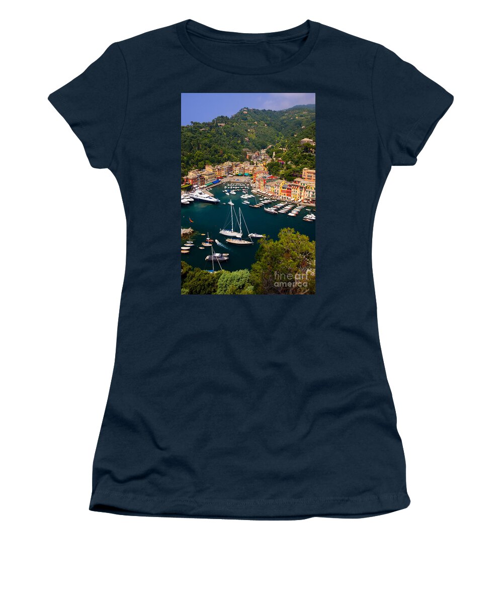 Portofino Women's T-Shirt featuring the photograph Portofino #1 by Brian Jannsen