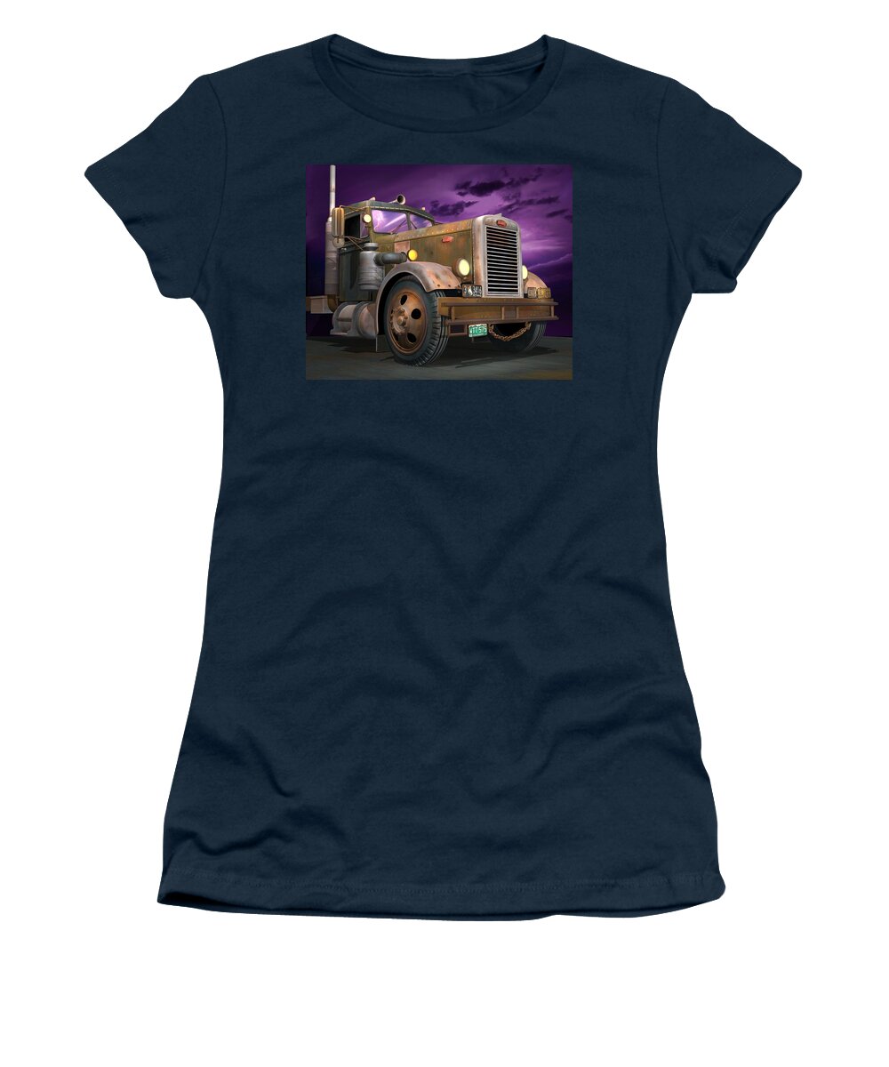 Truck Women's T-Shirt featuring the digital art Ready 2 Duel by Stuart Swartz