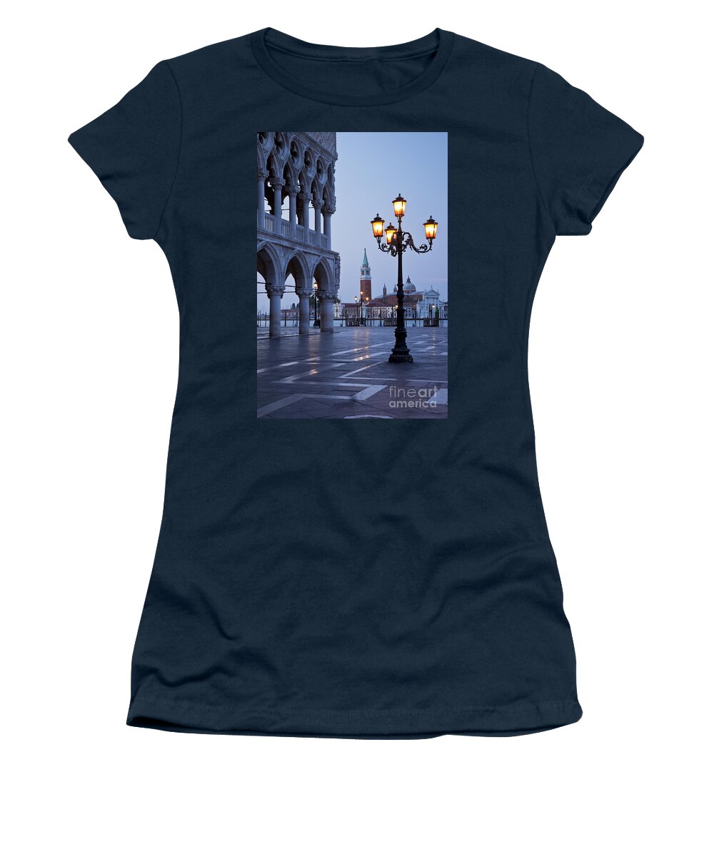 Venice Women's T-Shirt featuring the photograph Venice Dawn #1 by Brian Jannsen