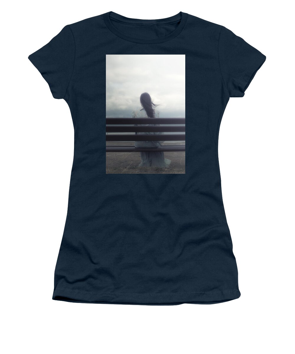 Woman Women's T-Shirt featuring the photograph Waiting #6 by Joana Kruse