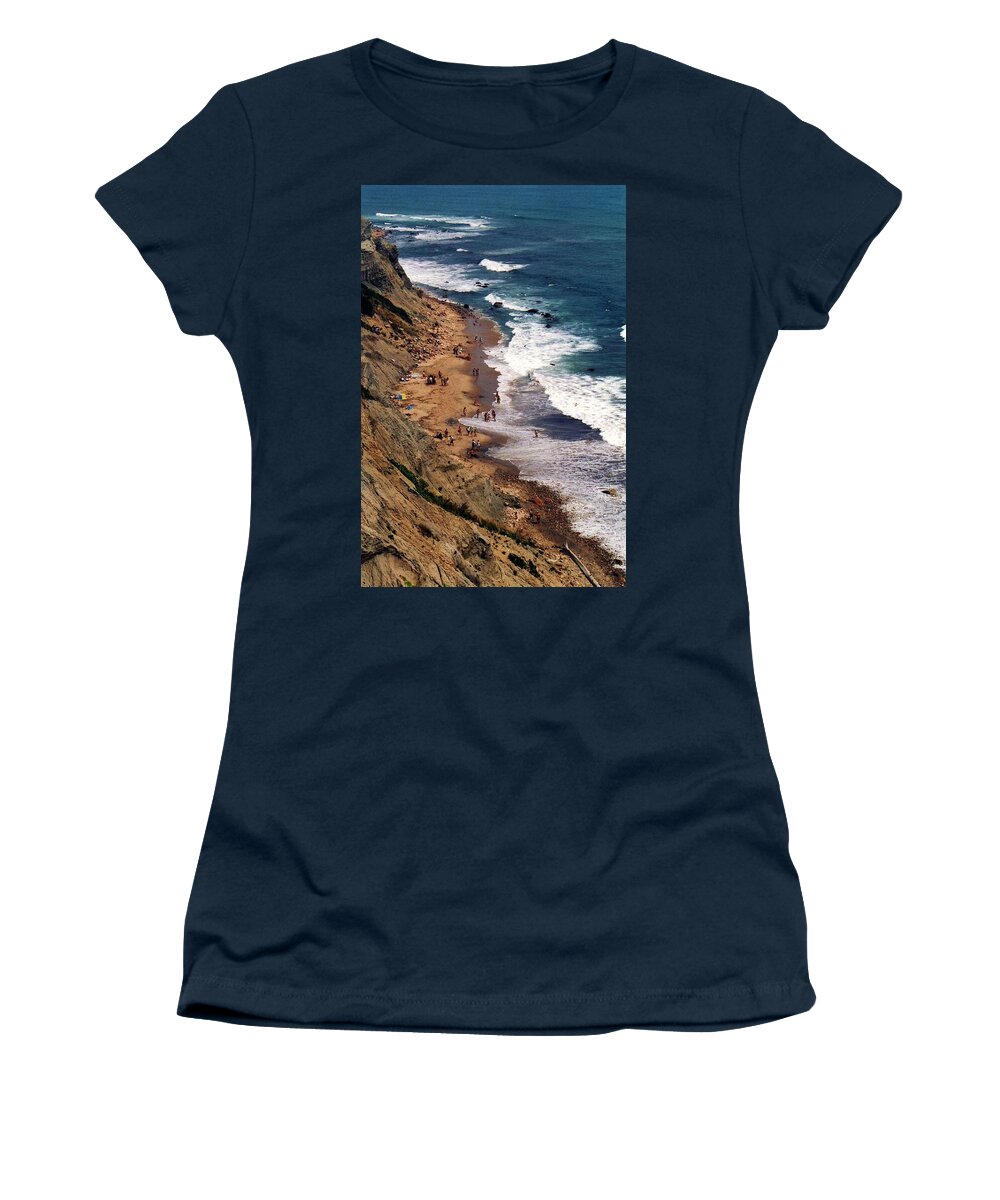 Landscapes Women's T-Shirt featuring the photograph Block Island #1 by John Scates
