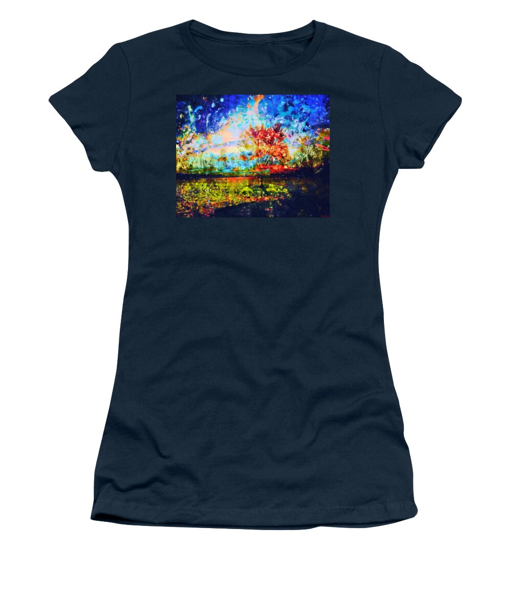 Www.themidnightstreets.net Women's T-Shirt featuring the painting A Beautiful Tragedy by Joe Misrasi