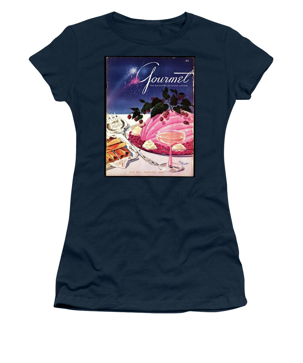 Illustration Women's T-Shirt featuring the photograph A Gourmet Cover Of Mousse by Henry Stahlhut
