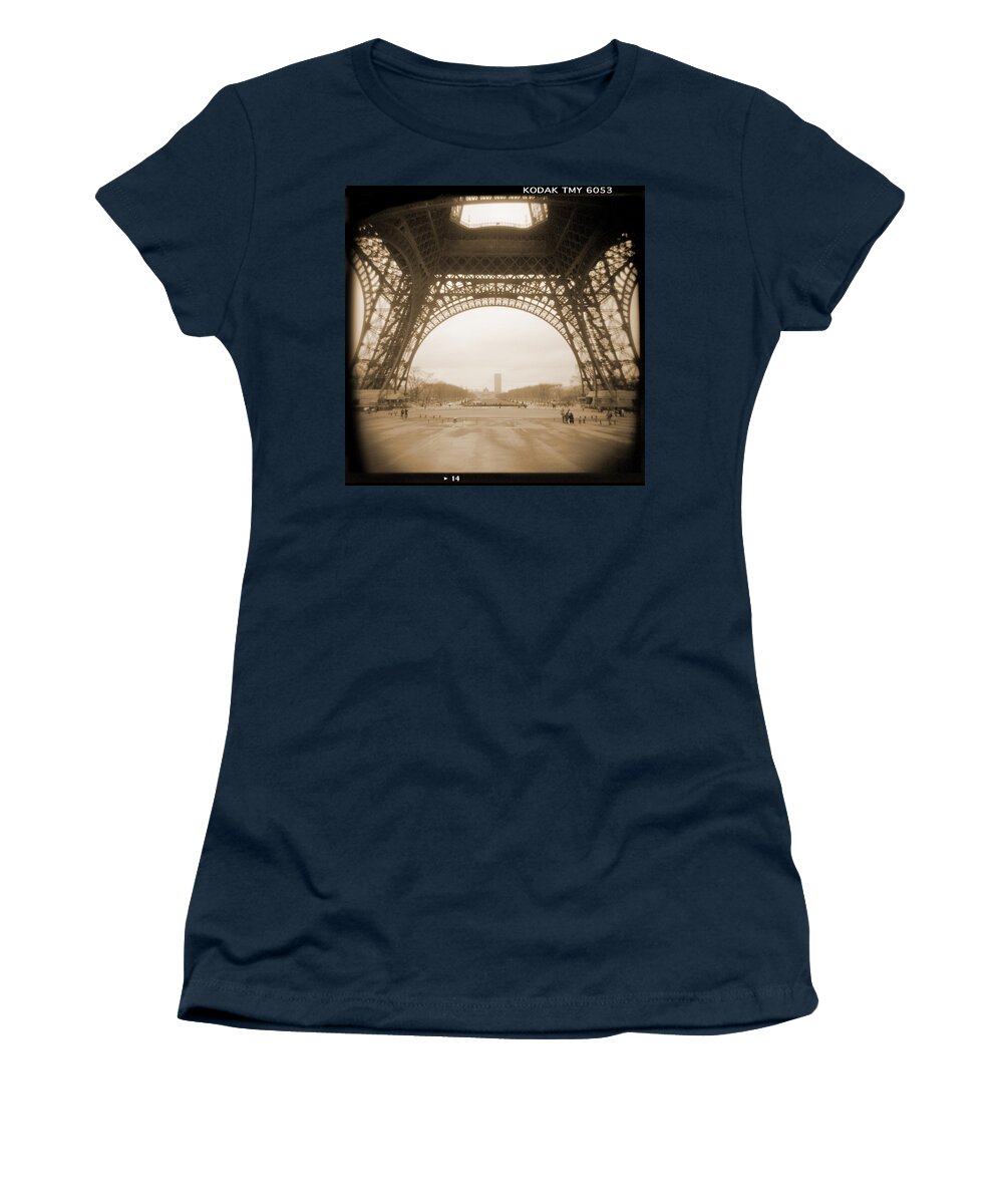 Paris Women's T-Shirt featuring the photograph A Walk Through Paris 14 by Mike McGlothlen