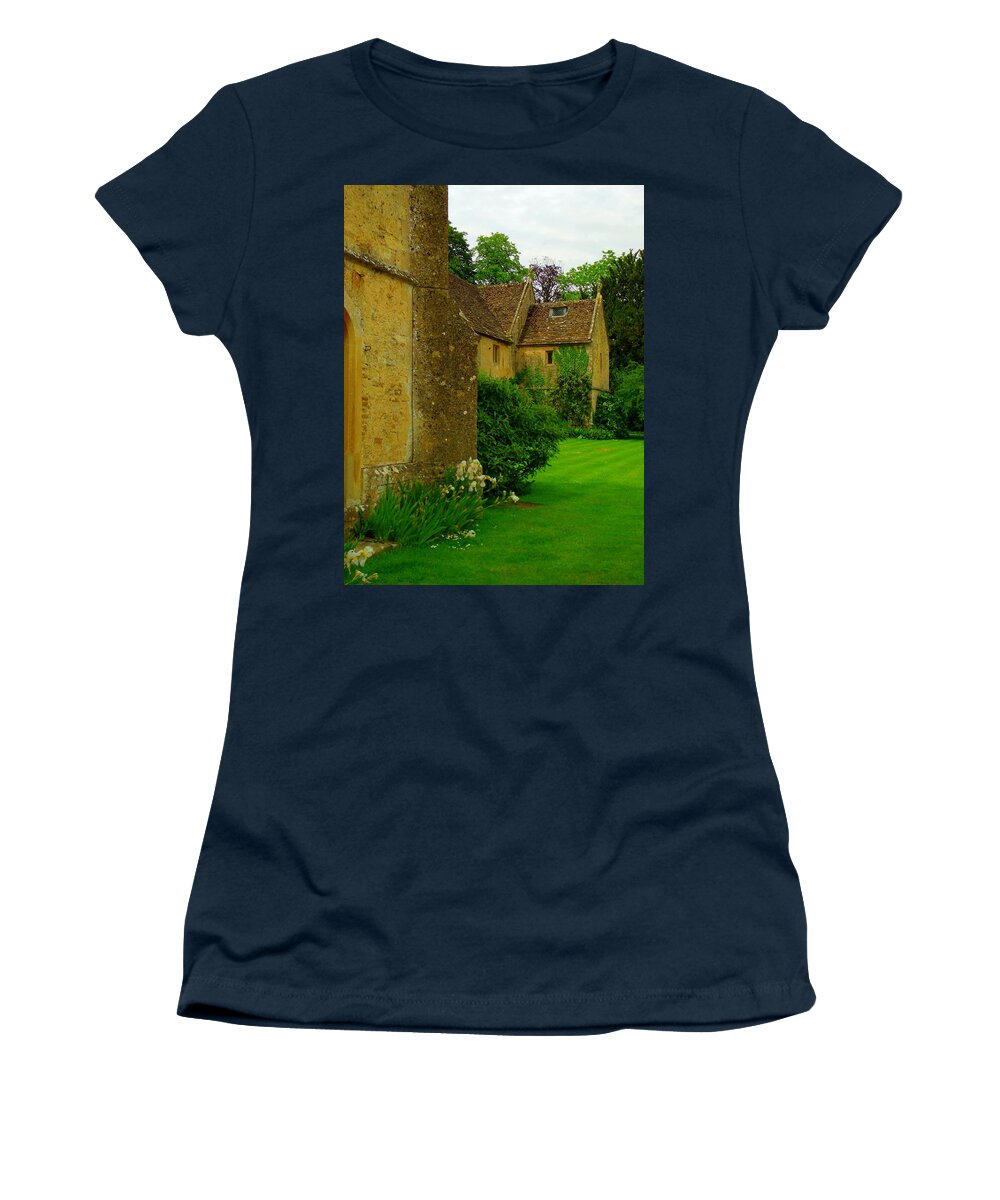 Lacock Abbey Women's T-Shirt featuring the photograph Abbey by Jessica Myscofski