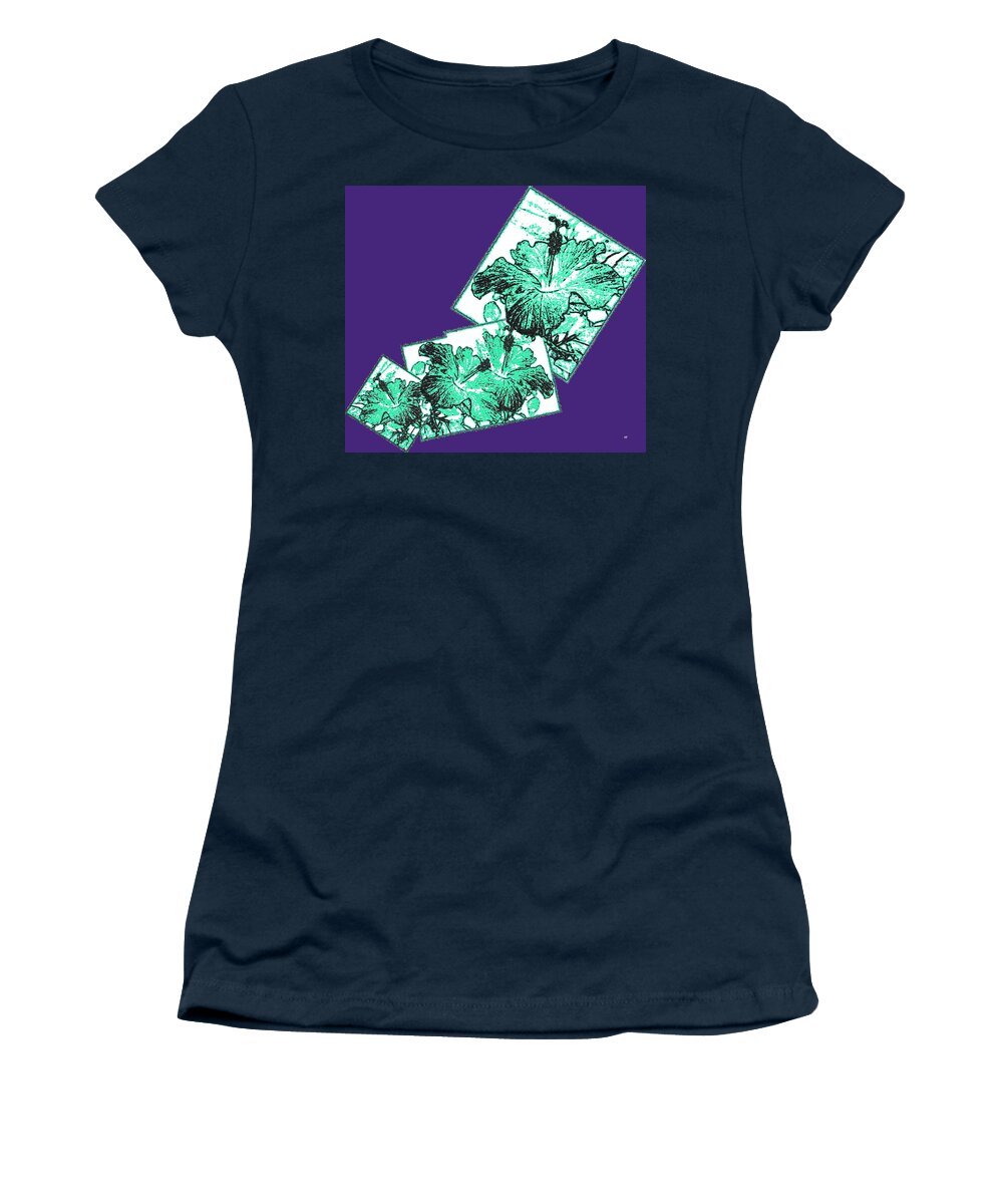 Abstract Fusion 244 Women's T-Shirt featuring the digital art Abstract Fusion 244 by Will Borden