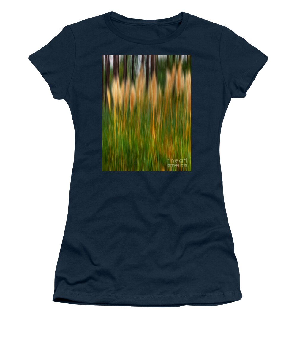 Art Prints Women's T-Shirt featuring the photograph Abstract of Movement by Dave Bosse