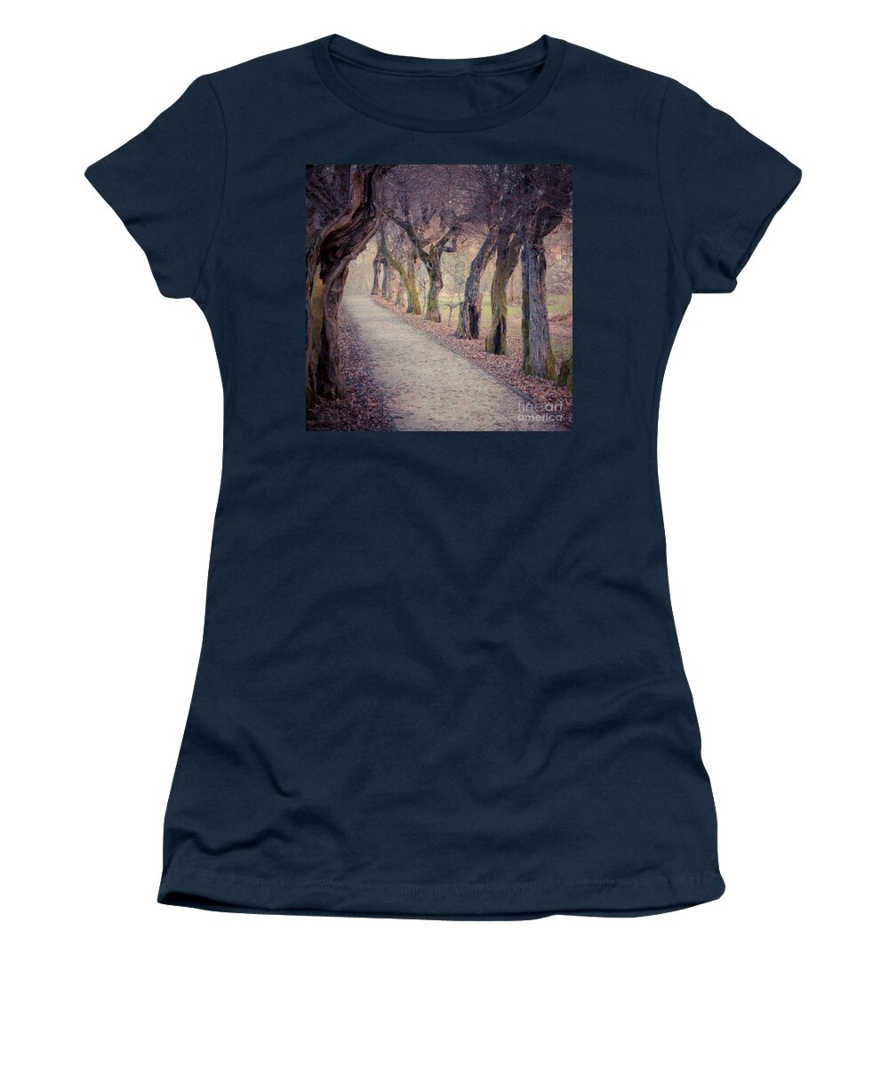 Austria Women's T-Shirt featuring the photograph Alley - Square by Hannes Cmarits