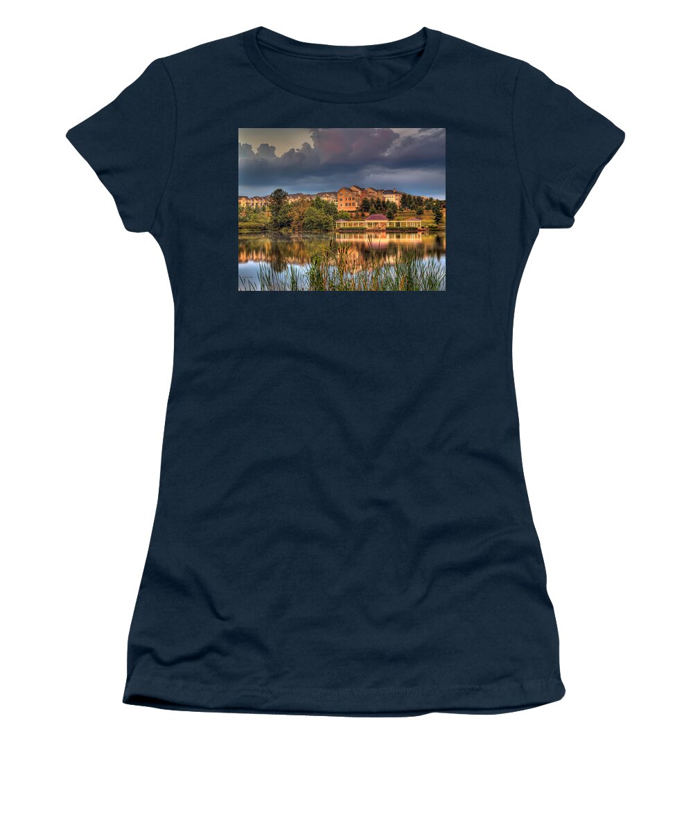 Atlanta Women's T-Shirt featuring the photograph Alpharetta by Anna Rumiantseva