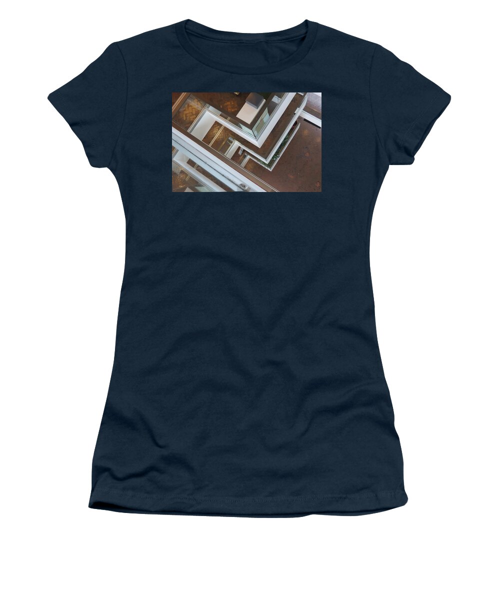 Architecture Women's T-Shirt featuring the photograph Angles by Fortunate Findings Shirley Dickerson