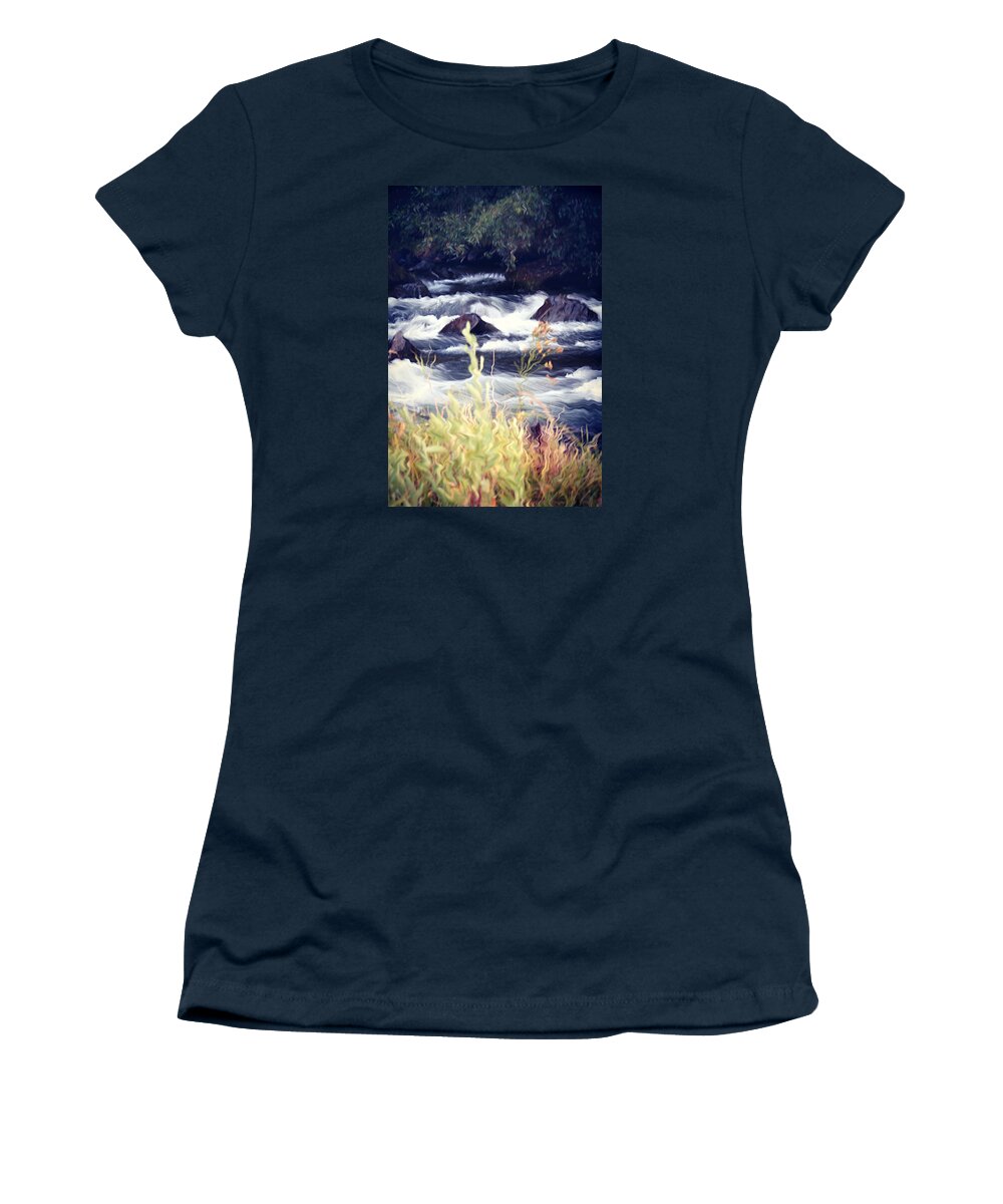 Applegate River Women's T-Shirt featuring the photograph Applegate River by Melanie Lankford Photography