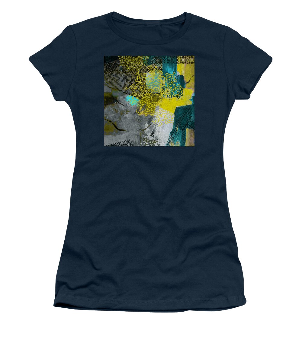 Dubai Expo 2020 Women's T-Shirt featuring the painting Arabic Motif 4B by Corporate Art Task Force