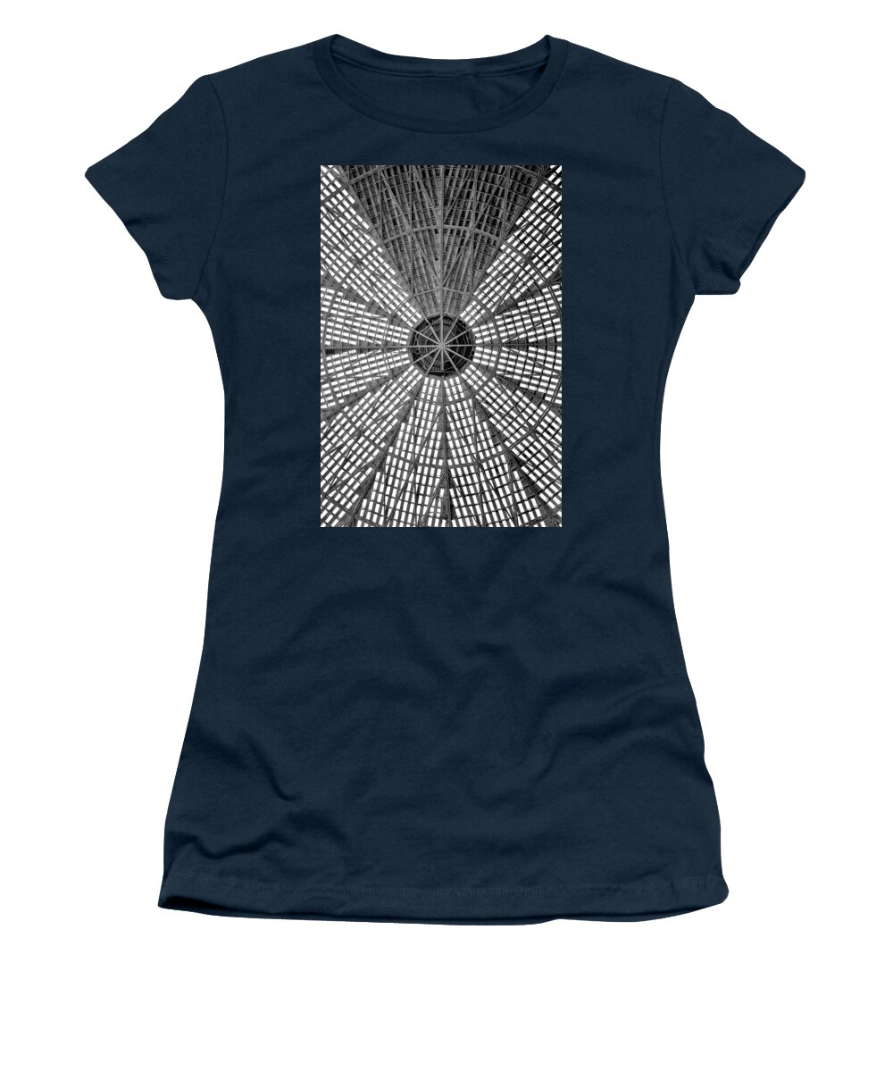 Houston Women's T-Shirt featuring the photograph Astrodome Ceiling by Benjamin Yeager