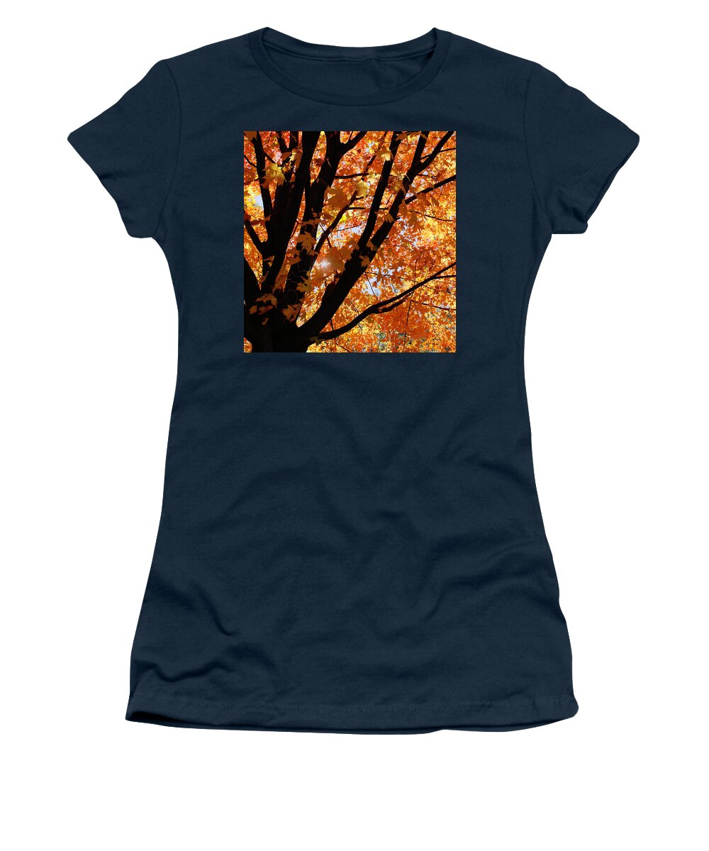 Autumn Women's T-Shirt featuring the photograph Autumn Beauty by Kim Hojnacki