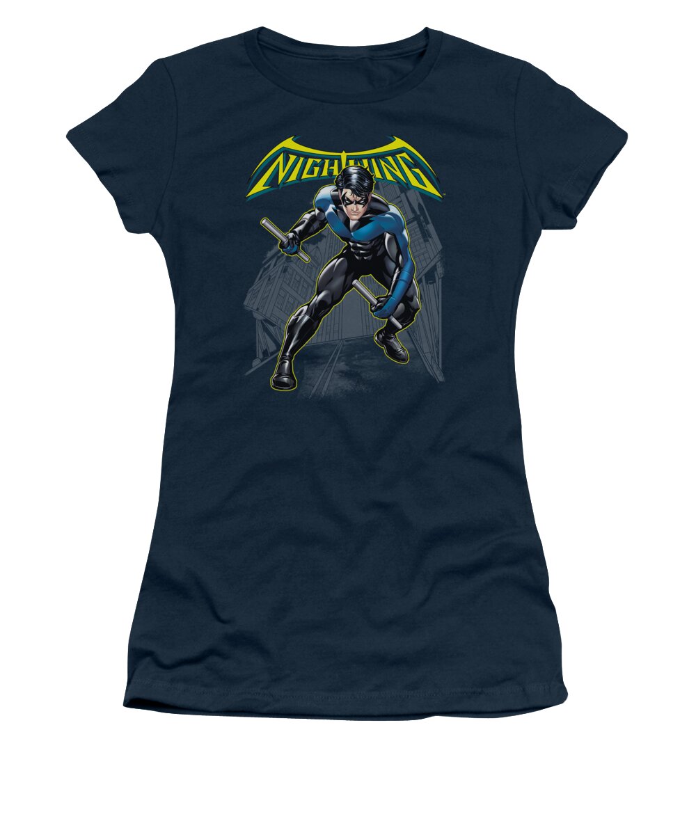 Batman Women's T-Shirt featuring the digital art Batman - Nightwing by Brand A