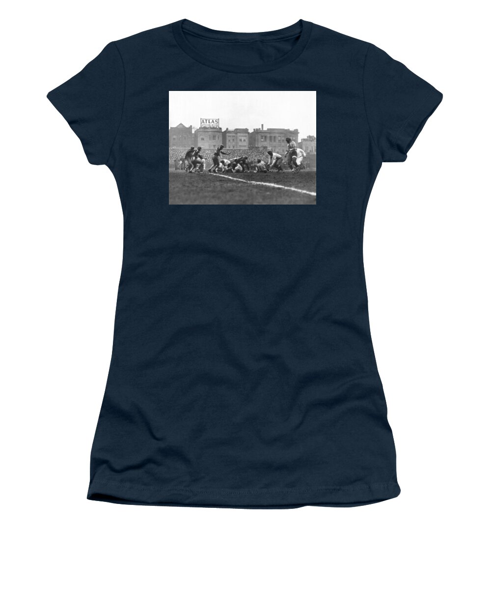 1933 Women's T-Shirt featuring the photograph Bears Are 1933 NFL Champions by Underwood Archives