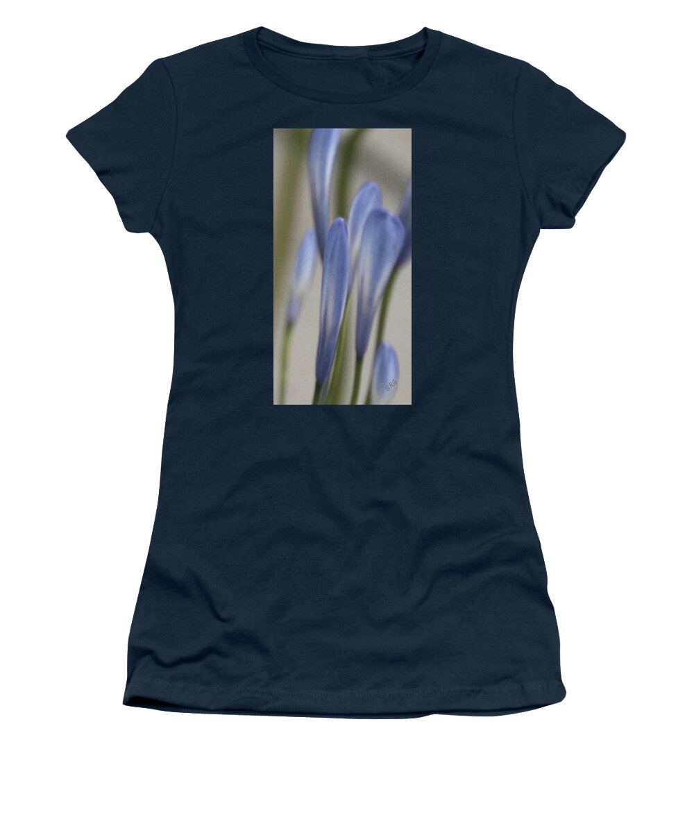 Lily Of The Nile Women's T-Shirt featuring the photograph Before - Lily Of The Nile by Ben and Raisa Gertsberg