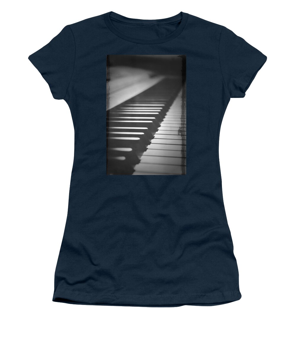 Piano Women's T-Shirt featuring the photograph Below The Angels Above The Devils by Mark Ross