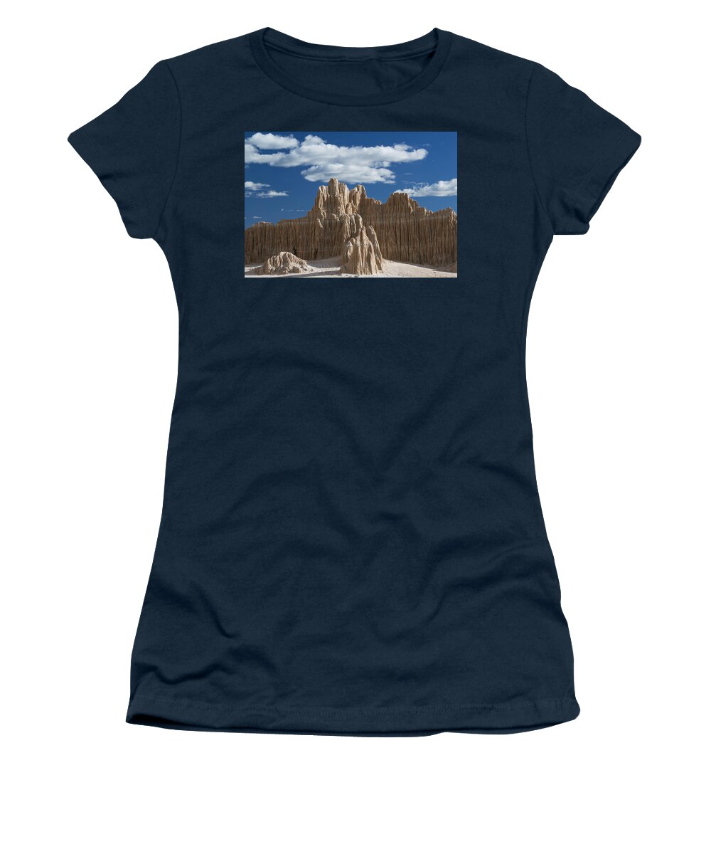Kevin Schafer Women's T-Shirt featuring the photograph Bentonite Clay Formations Cathedral by Kevin Schafer