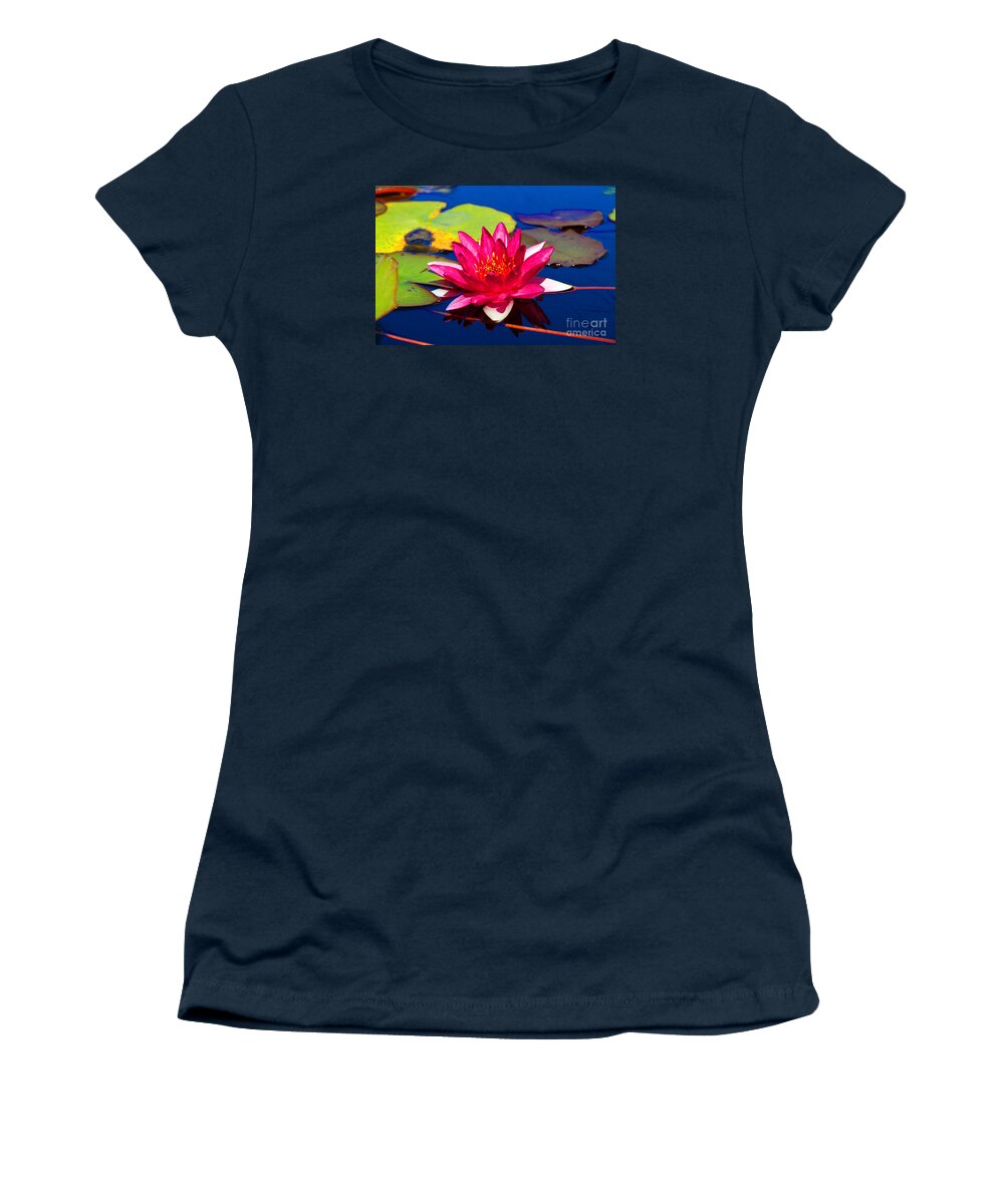 Lily Women's T-Shirt featuring the photograph Blooming Lily by Diana Raquel Sainz