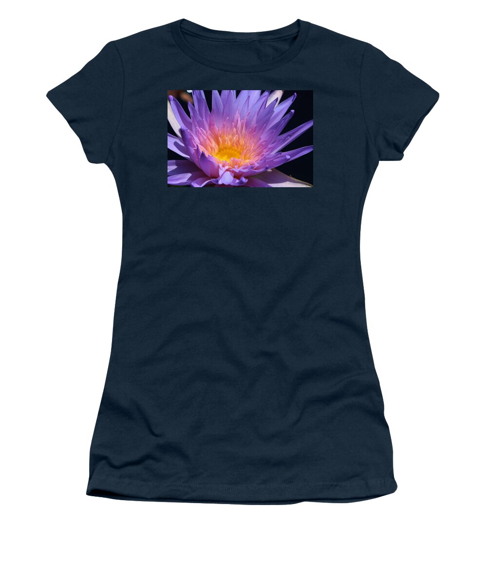 Nature Women's T-Shirt featuring the photograph Blue Waterlily 2 by Bruce Bley