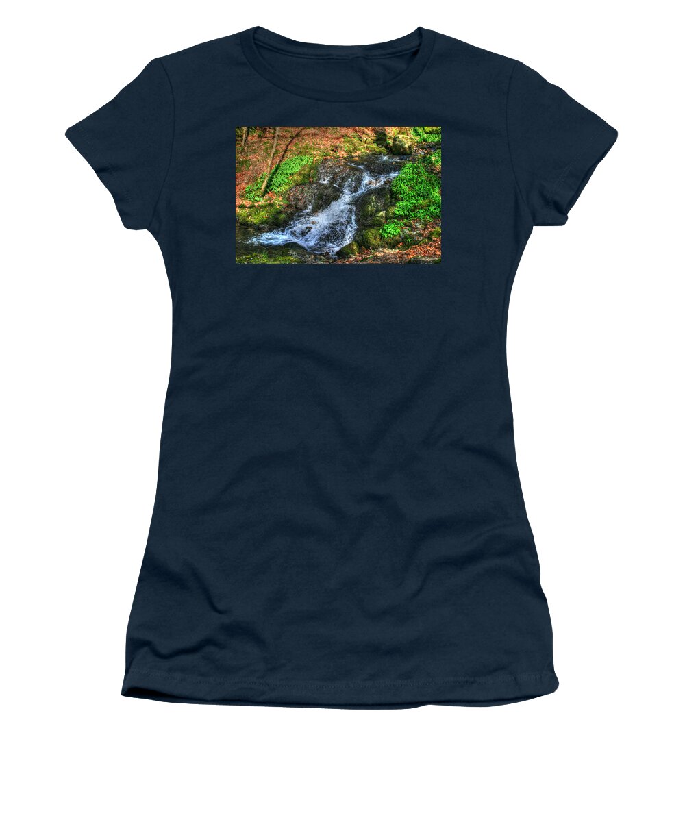 Water Falls Women's T-Shirt featuring the photograph Breath Deeply by Doc Braham