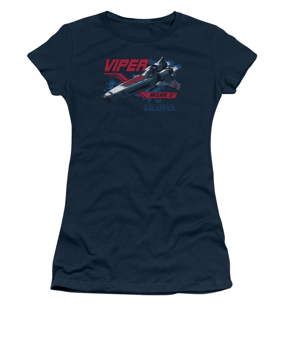 Battlestar Women's T-Shirt featuring the digital art Bsg - Viper Mark II by Brand A